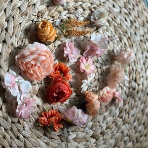 Floral Hair Accessories Set